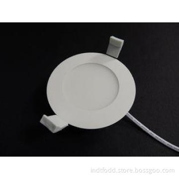 High Efficiency 6W Slim Round Led recessed panel lights Wit